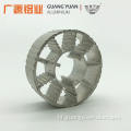 Custom aliminyòm Heatsink Des extrusion